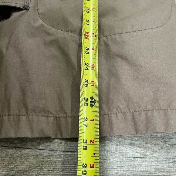 J Crew Wedgewood Trench Coat Mens L Brown Lightweight Button Front Felix Patch - Picture 8 of 13